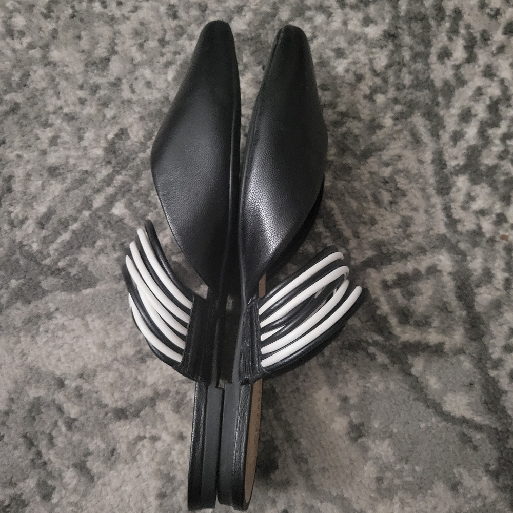 Schutz Strap Detailed Mule Flata Size 38 - image 4